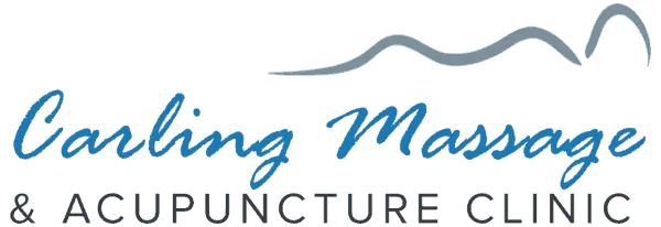 The logo for a massage and acupuncture clinic